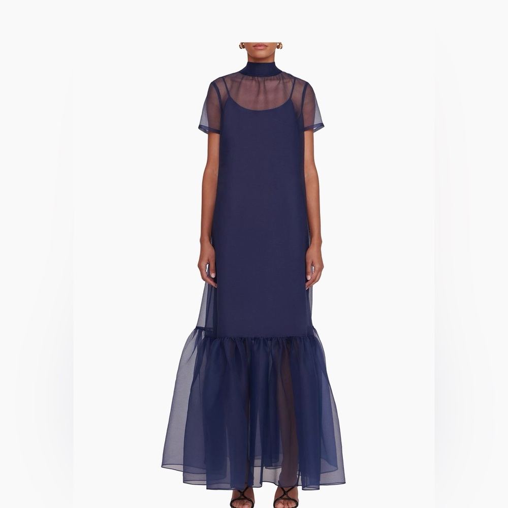 STAUD Calluna Dress in Navy - L